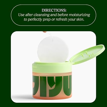 JiYu Toning Polish Pads – Dark Spot & Wrinkle Treatment, 100 Count
