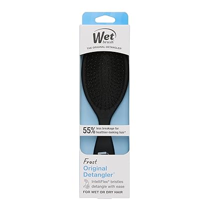 Wet Brush Detangler Hair Brush with IntelliFlex Bristles – Black Frost