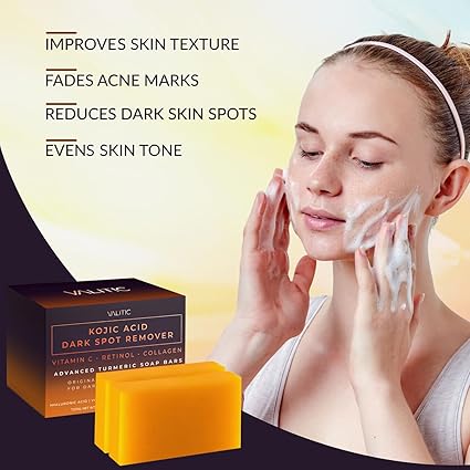 VALITIC Kojic Acid Soap – Brightening & Anti-Aging, 2 Pack