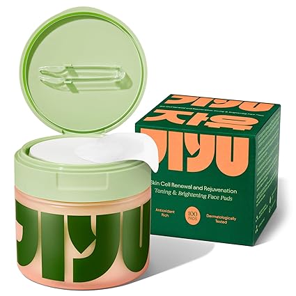 JiYu Toning Polish Pads – Dark Spot & Wrinkle Treatment, 100 Count
