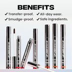 Sacheu Lip Liner & Peel Off Lip Tint – Long-Lasting, Transfer-Proof, Matte