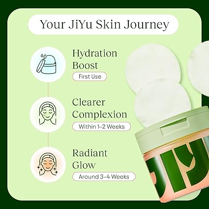 JiYu Toning Polish Pads – Dark Spot & Wrinkle Treatment, 100 Count