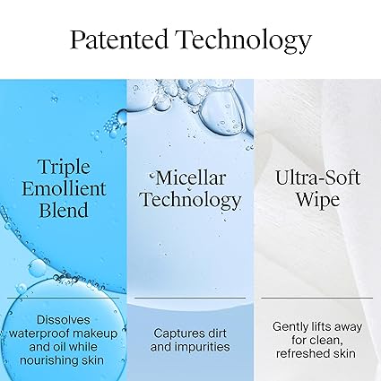 Neutrogena Makeup Remover Wipes – Micellar, Alcohol-Free, 2 x 25 Count