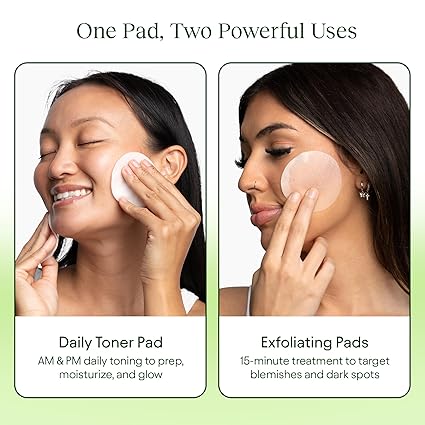 JiYu Toning Polish Pads – Dark Spot & Wrinkle Treatment, 100 Count