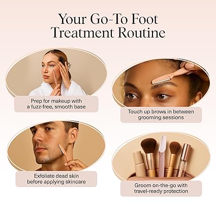 Kitsch Dermaplane Razor – 12pcs Terracotta Face & Eyebrow Shavers Smooth