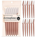 Kitsch Dermaplane Razor – 12pcs Terracotta Face & Eyebrow Shavers Smooth